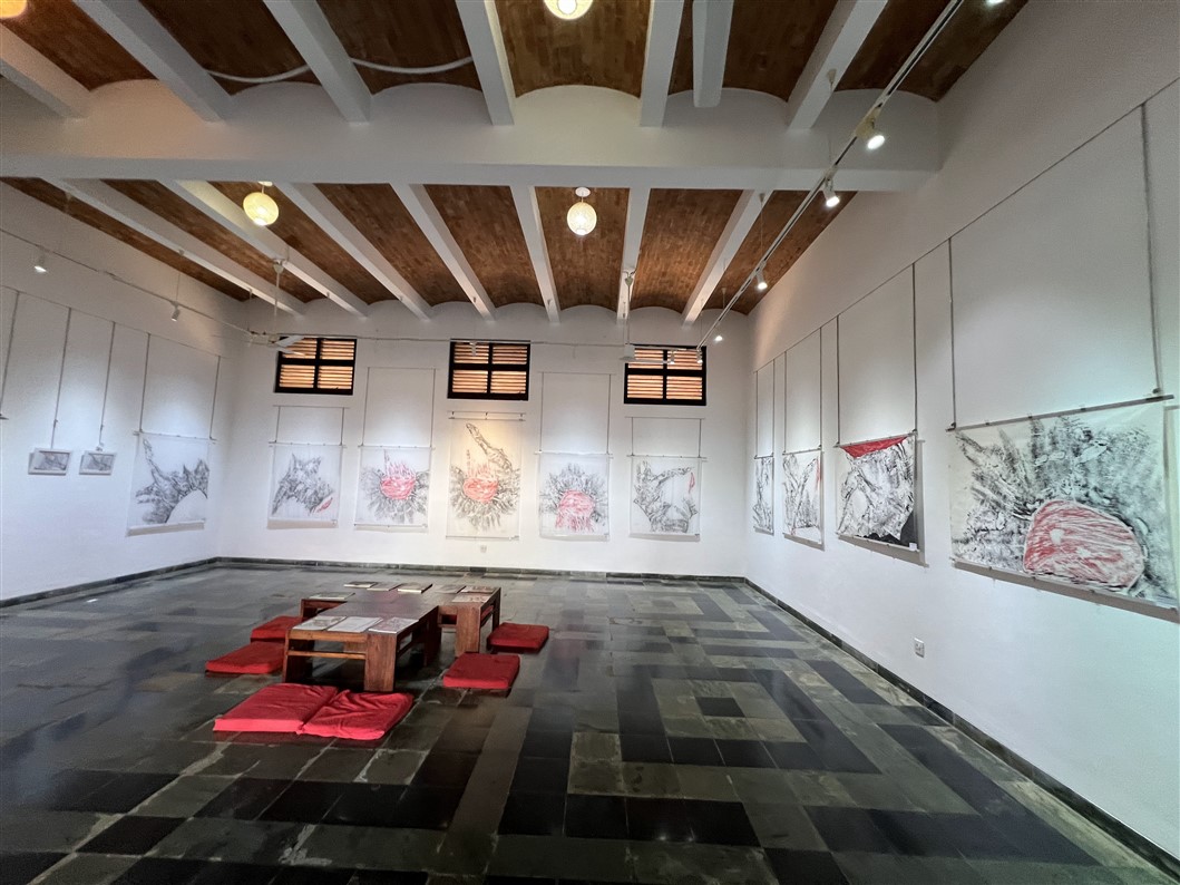 Birgitta exhibition at Tibetan Pavilion (photo